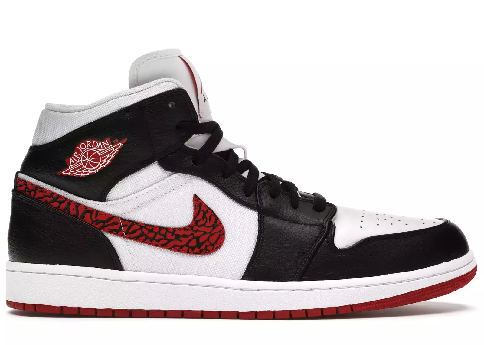 Air Jordan 1 Phat White Red Black (Elephant Print)