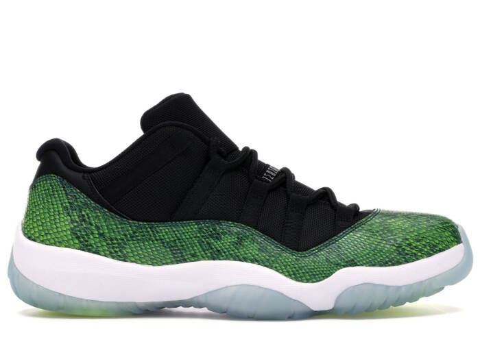 Air Jordan 11 Retro Low Green Snakeskin