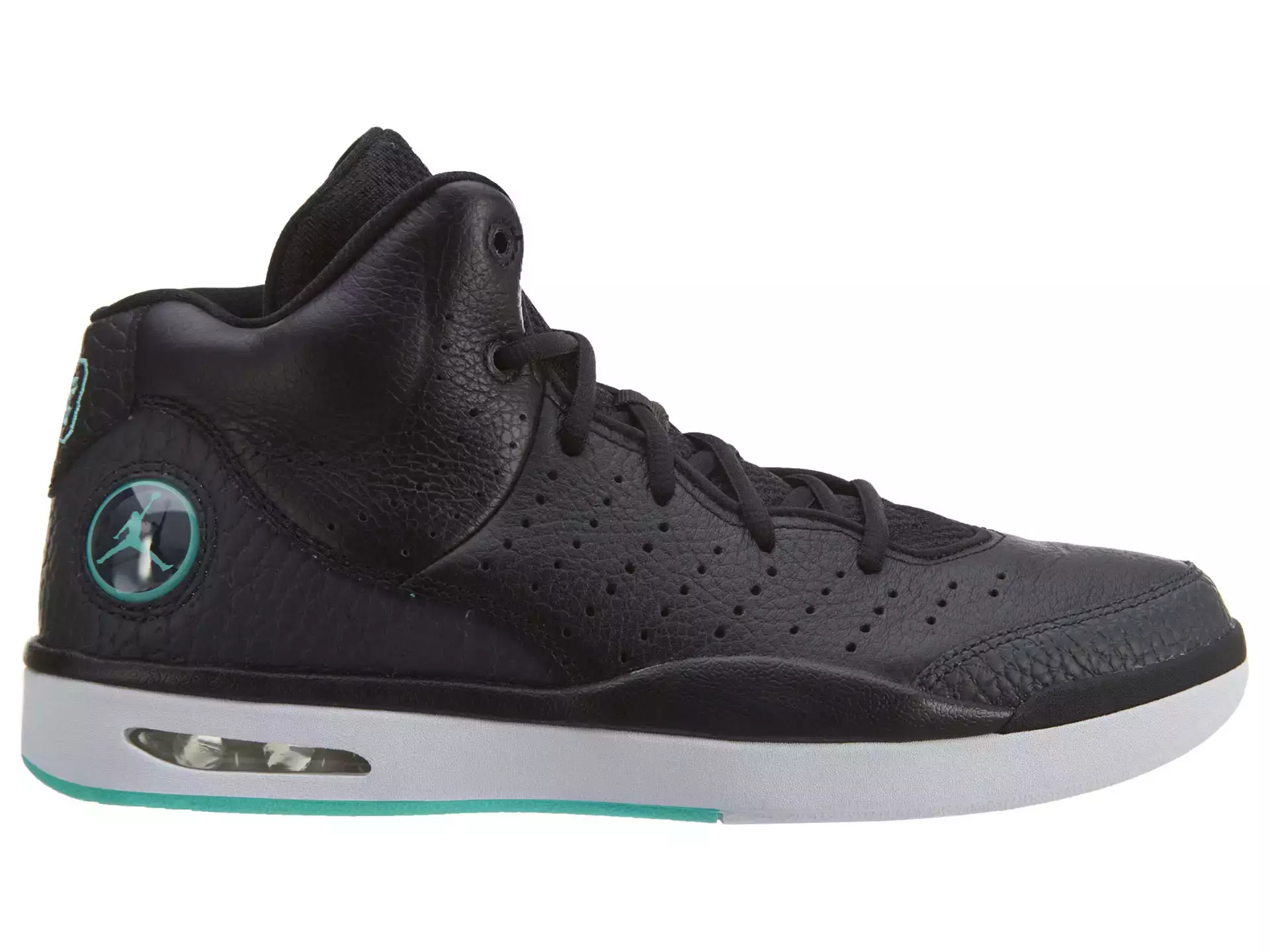 Air Jordan Flight Tradition Black/Hyper Turquoise-White
