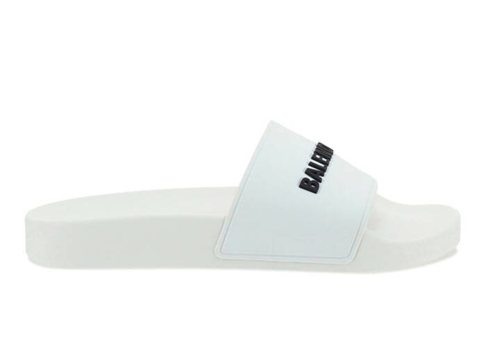 Balenciaga Pool Slide White White (W)