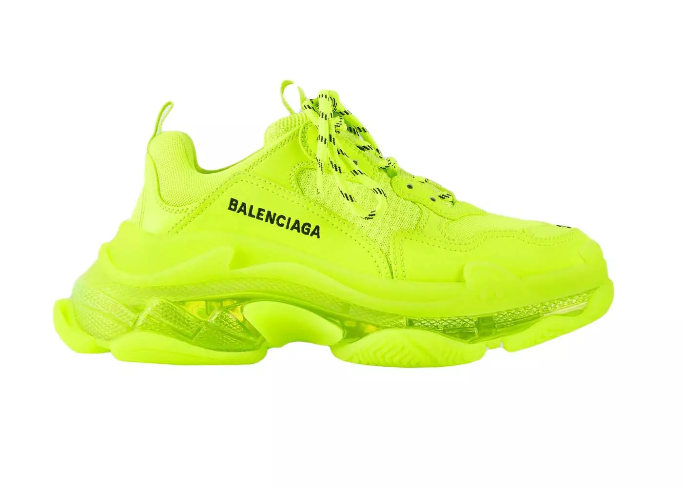Balenciaga Triple S Clear Sole Yellow (W)