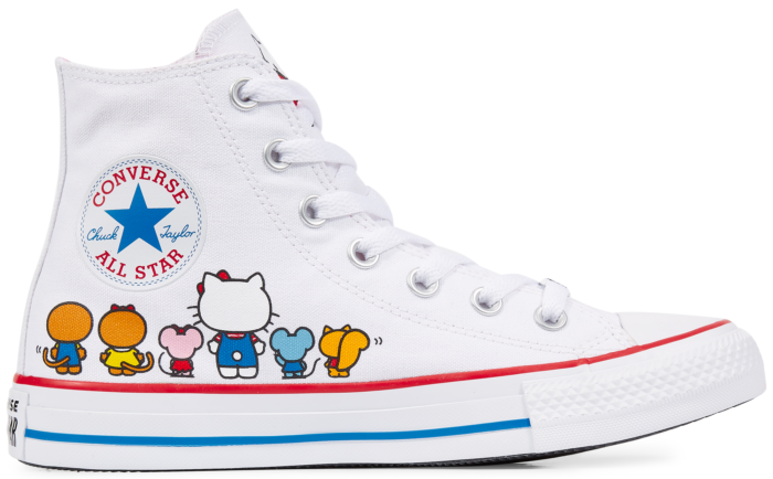 Converse Chuck Taylor All-Star Hi Hello Kitty White
