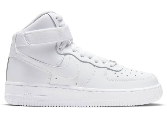 Nike Air Force 1 High LE Triple White (GS)