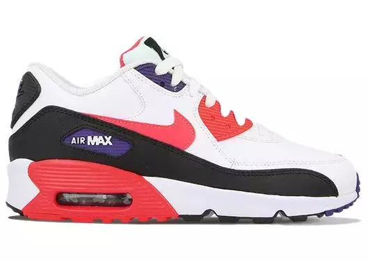 Nike Air Max 90 LTR White Crimson (GS)