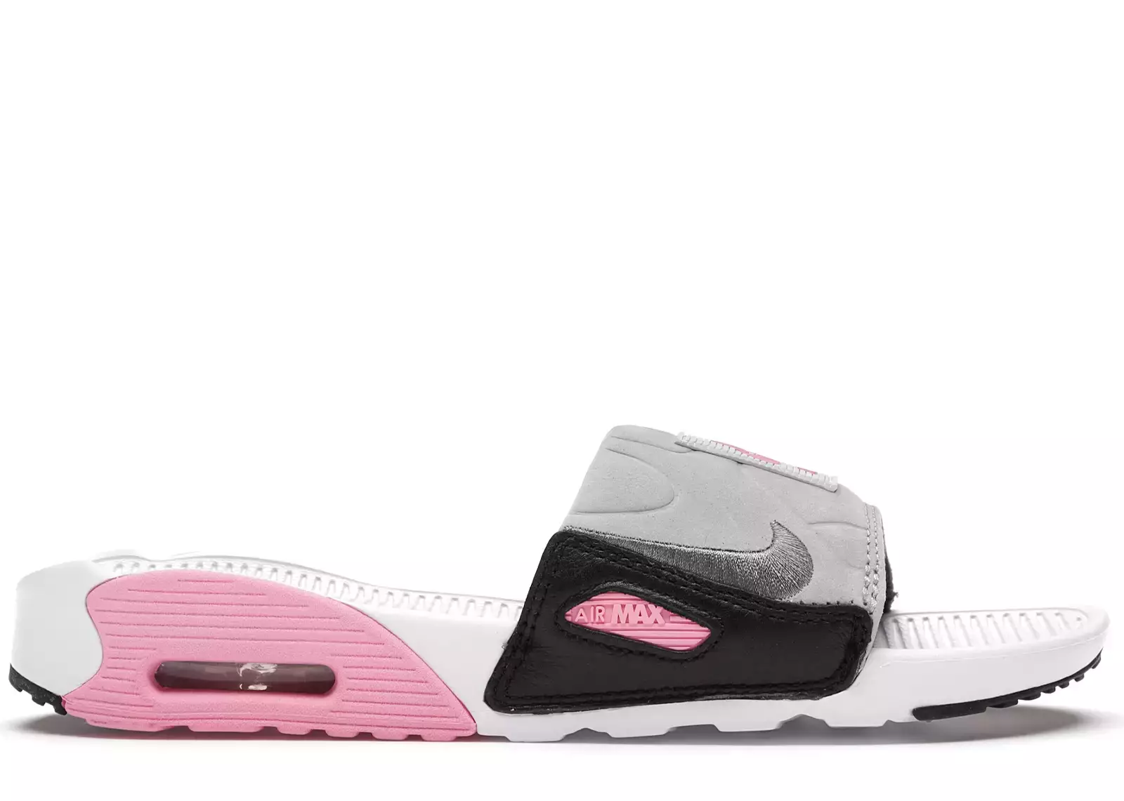 Nike Air Max 90 Slide White Rose Cool Grey (W)