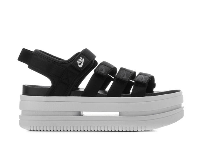 Nike Iconic Classic Sandal Black White White (W)