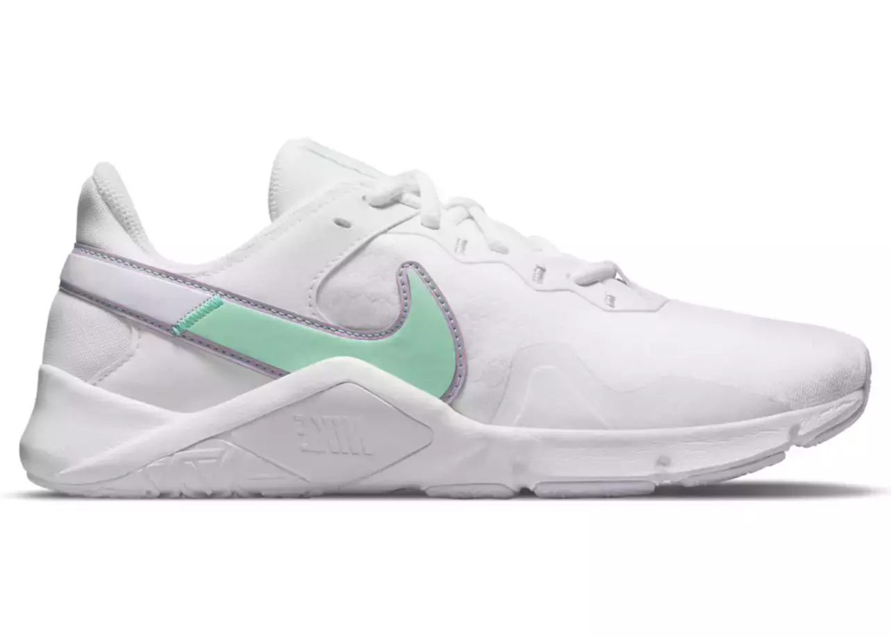 Nike Legend Essential 2 White Green Glow (W)