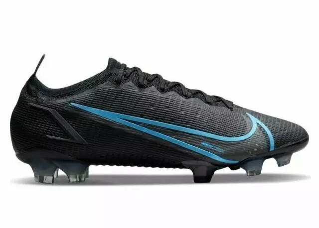 Nike Vapor 14 Elite FG Flyknit Black Iron Grey Blue