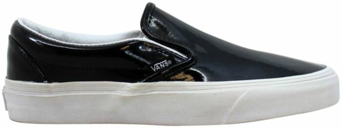 Vans Classic Slip-On Tumble Patent Black