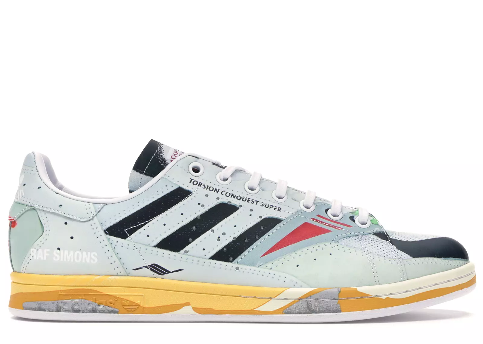 Adidas Torsion Stan Smith Raf Simons White Black Grey