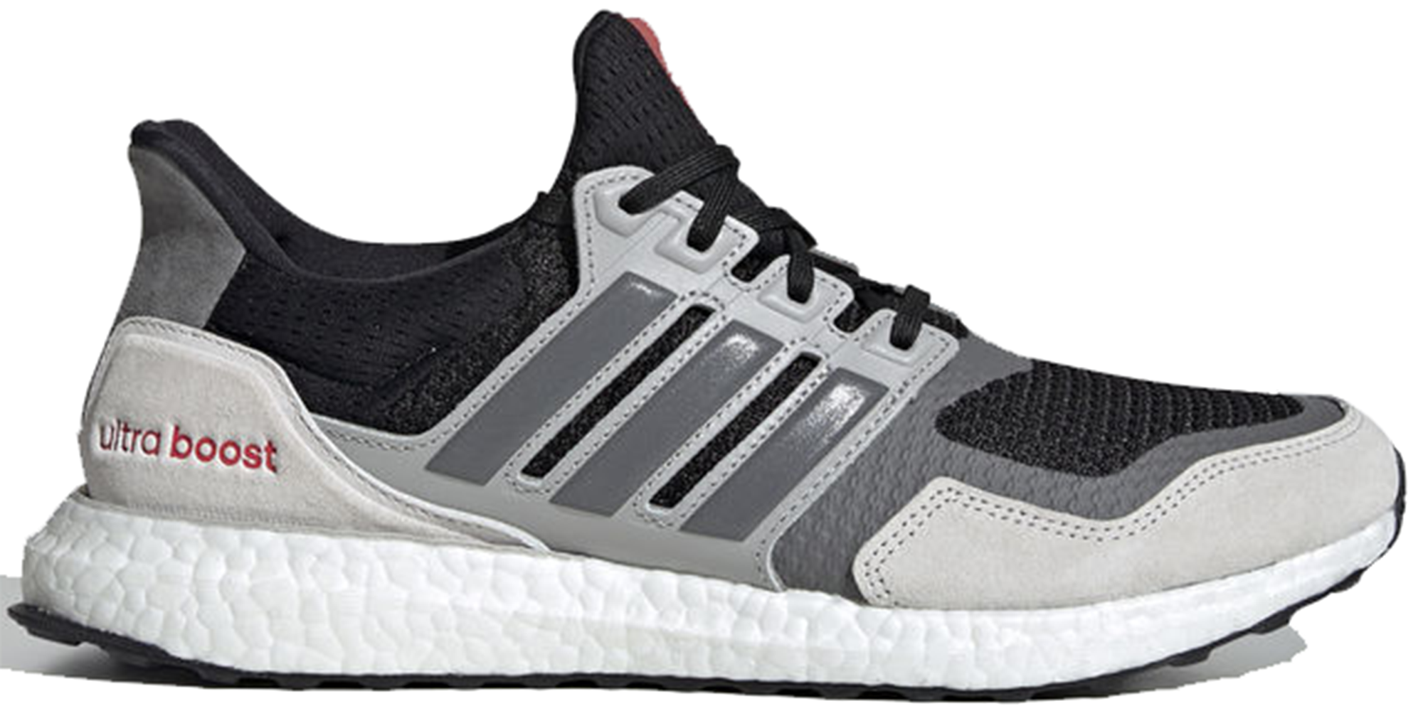 Adidas Ultra Boost S&L Black Grey Four Red