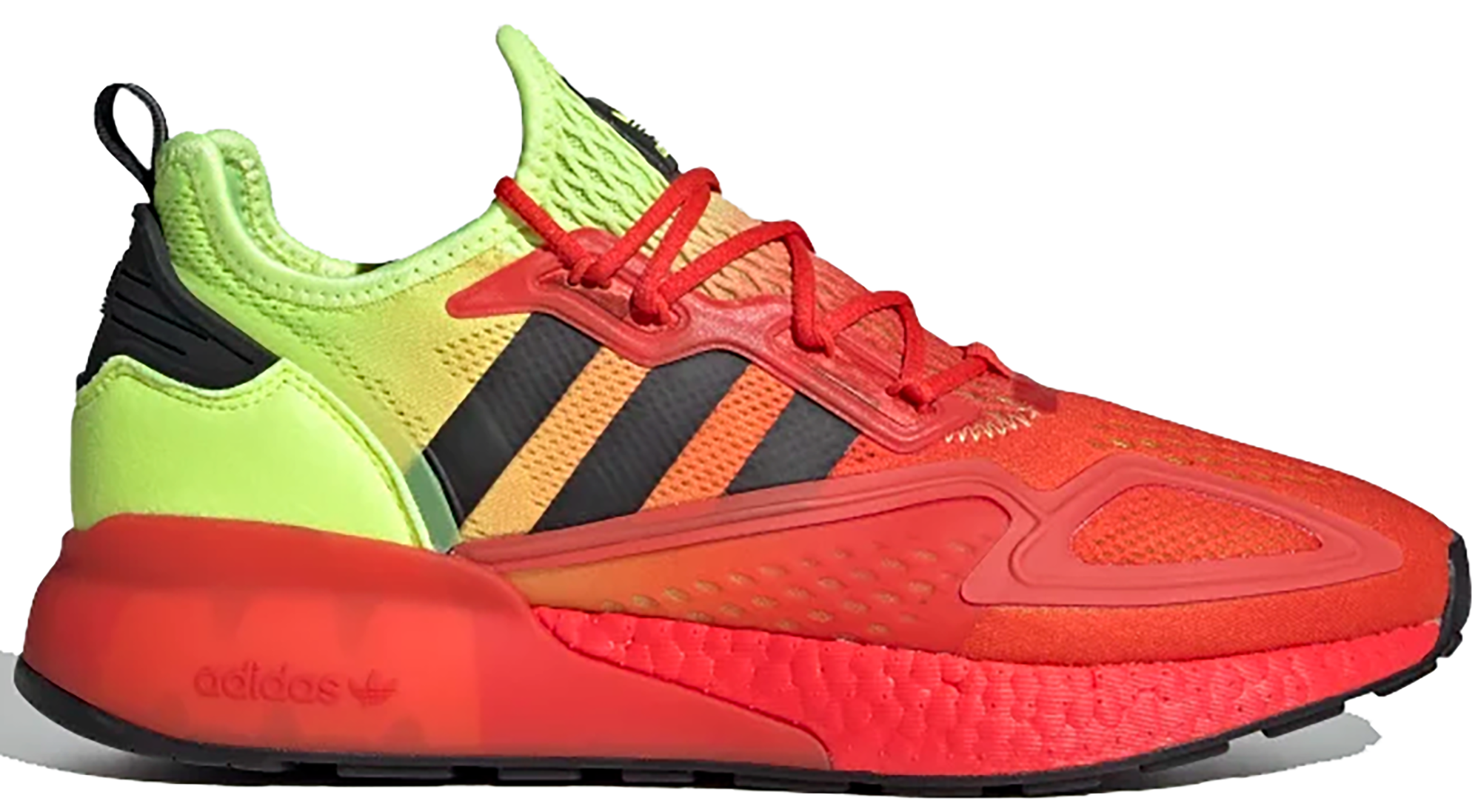 Adidas ZX 2K Boost Solar Yellow Hi Res Red