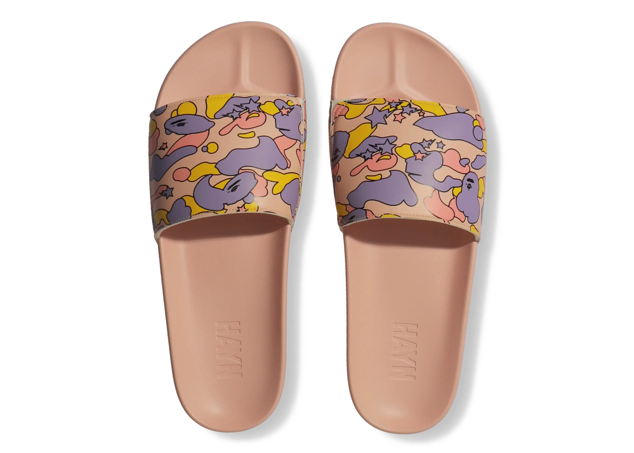 A Bathing Ape Hayn Slide Pink Sta Camo
