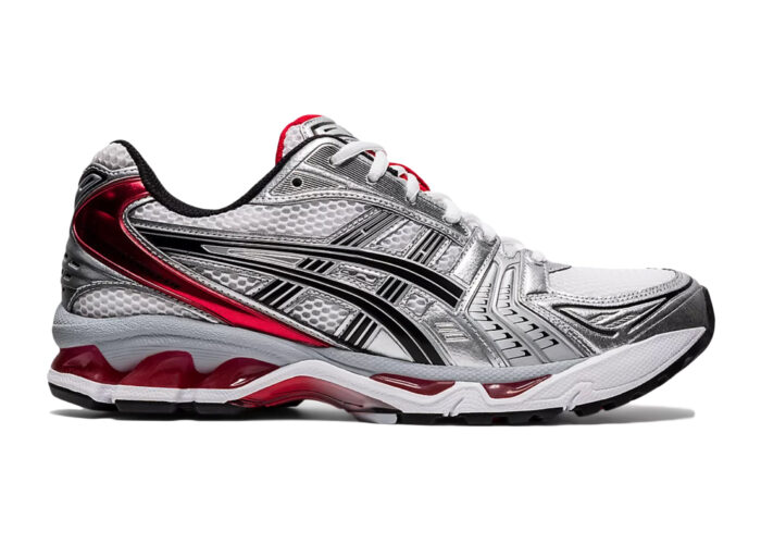 Red asics shoes hotsell