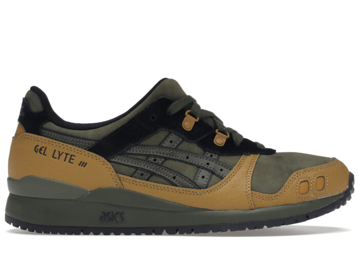 ASICS Gel-Lyte III Olive Canvas Tan Presidio