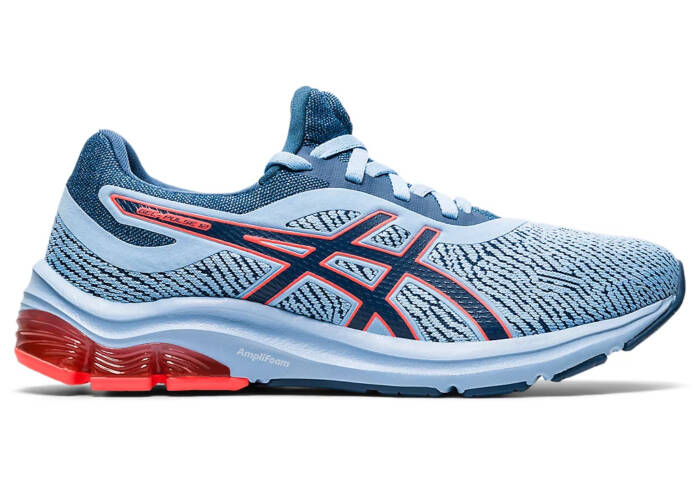 ASICS Gel-Pulse 12 Mono Sock Sky Blue Orange (W)