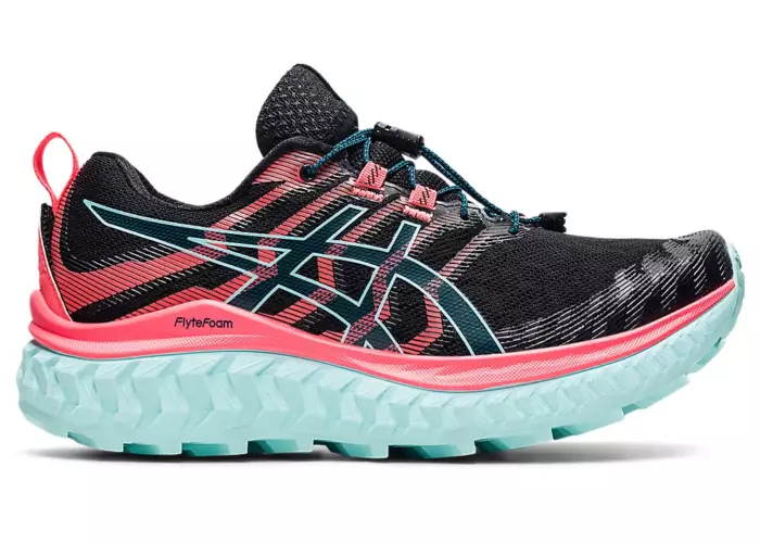 ASICS Trabuco Max Black Blazing Coral (W)
