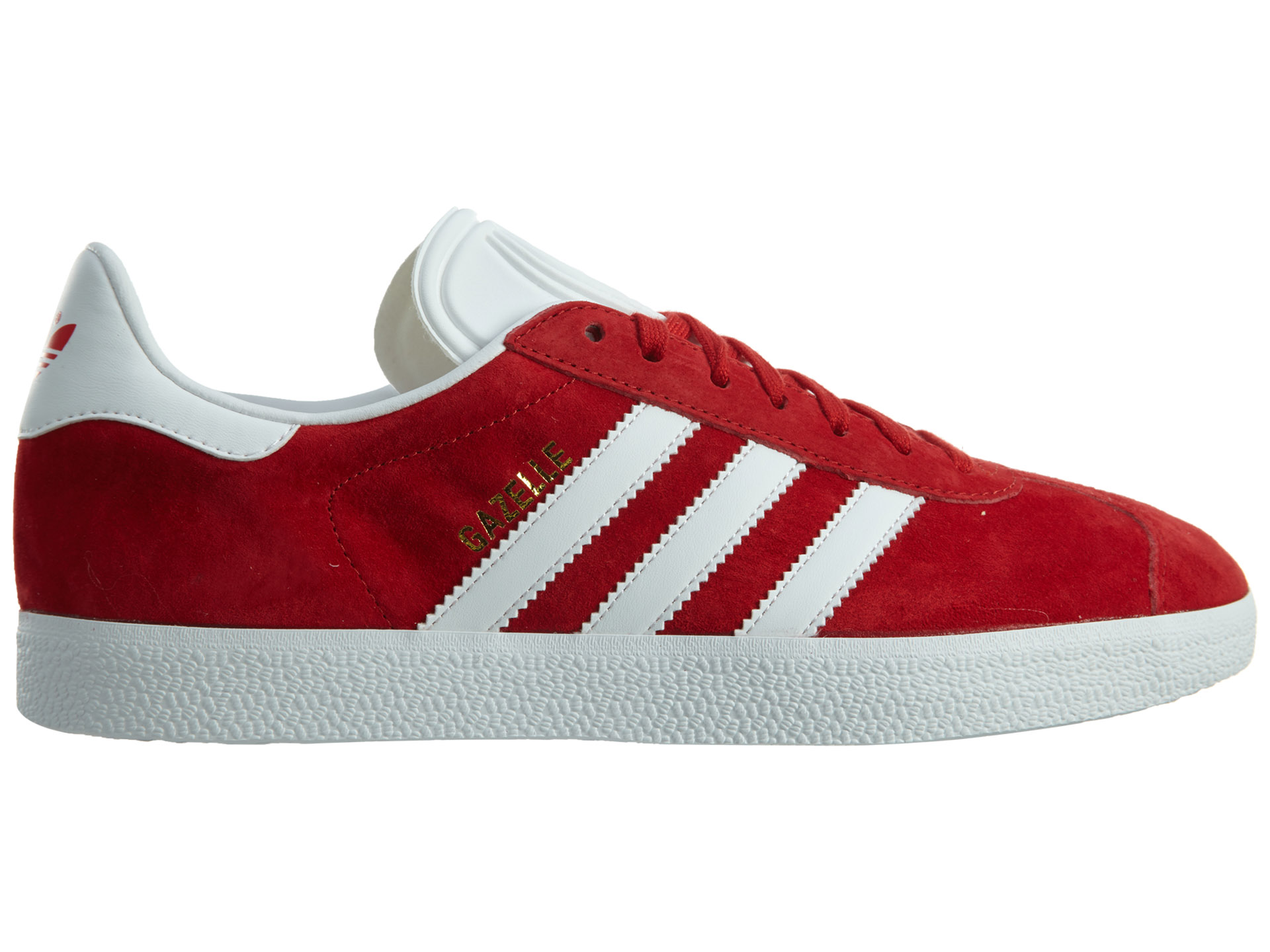 Adidas Gazelle Scarlet/White/Gold Metallic