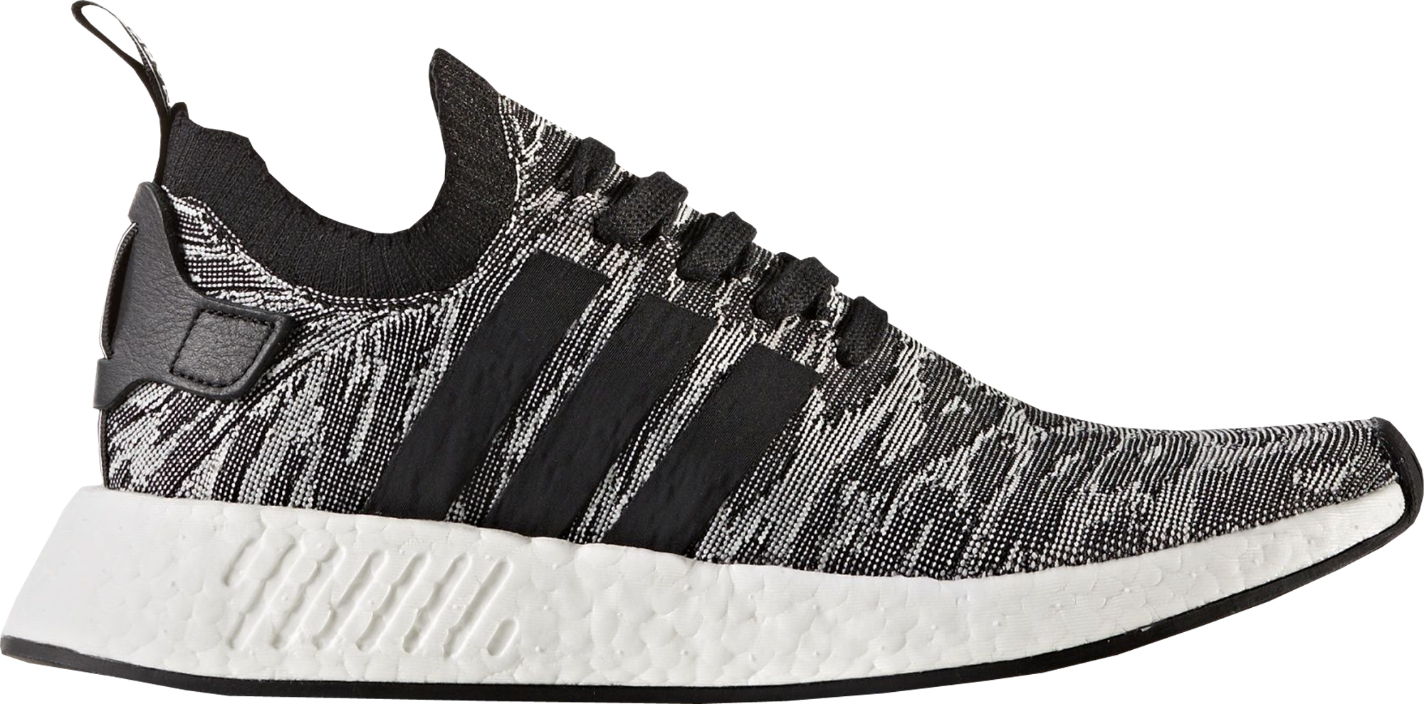 Adidas NMD R2 Black White Future Harvest