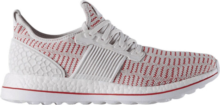 Adidas Pureboost ZG Crystal White Vivid Red