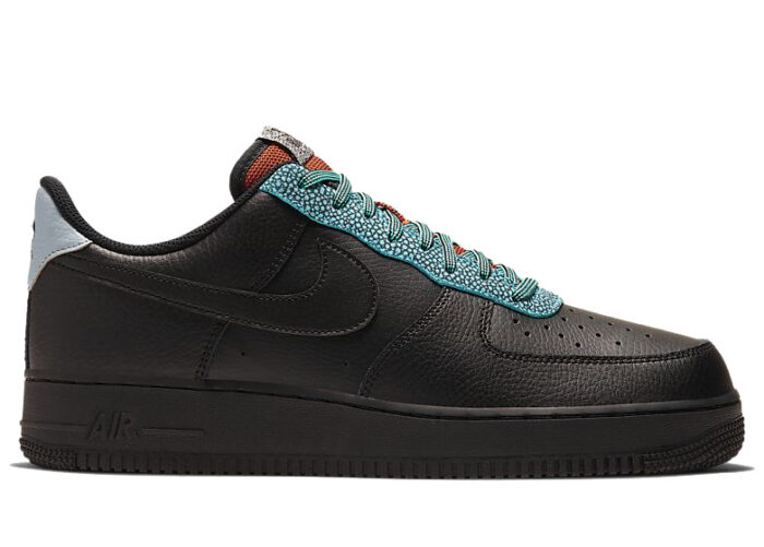 Nike Air Force 1 Low '07 LV8 Black Obsidian Mist Orange
