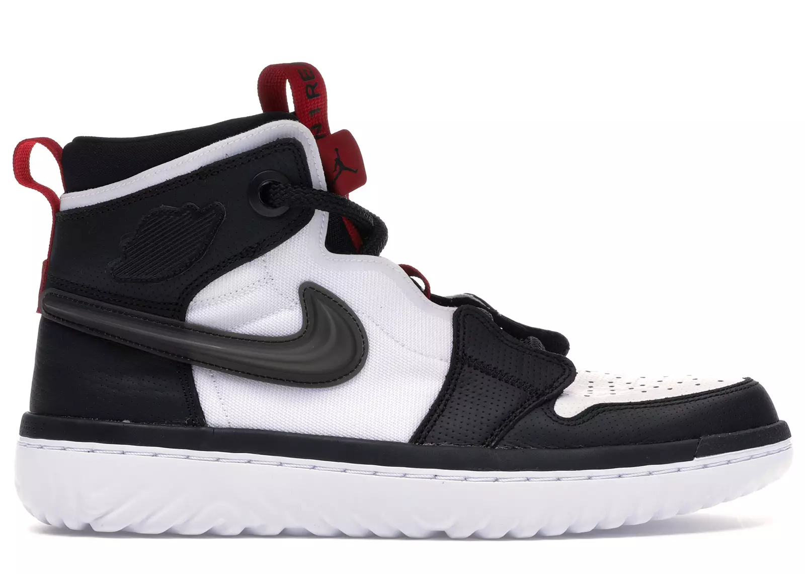 Air Jordan 1 High React Black White Gym Red