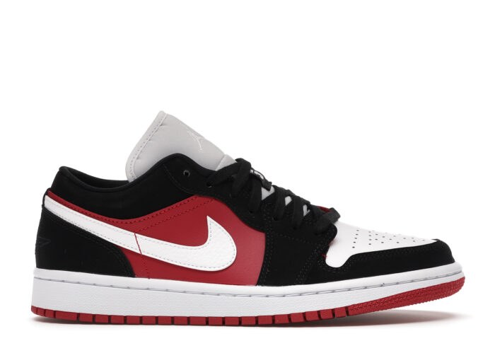 Air Jordan 1 Low Black White Gym Red (W)