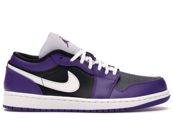 Air Jordan 1 Low Court Purple Black