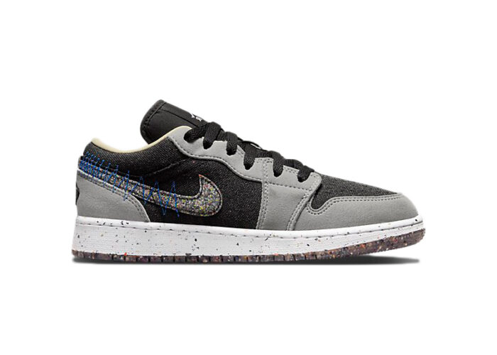 Air Jordan 1 Low SE Crater Grey Black (GS)