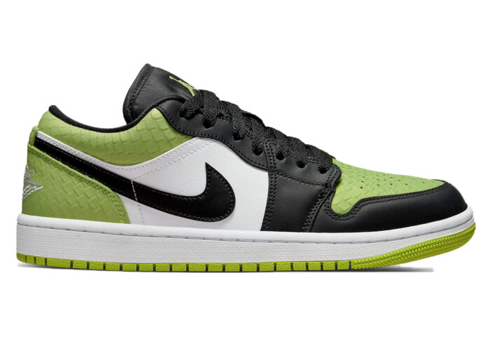Air Jordan 1 Low Snakeskin Vivid Green (W)