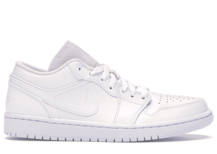 Air Jordan 1 Low Triple White Fog Grey