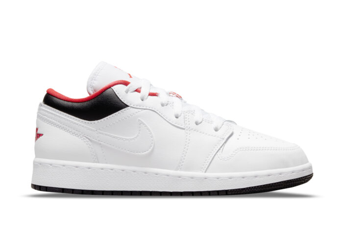 Air Jordan 1 Low White Black Infrared (GS)