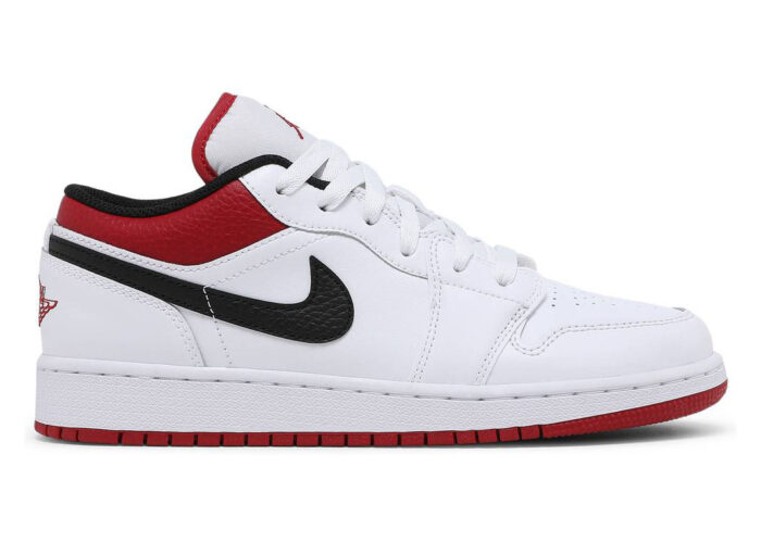 Air Jordan 1 Low White Gym Red (GS)