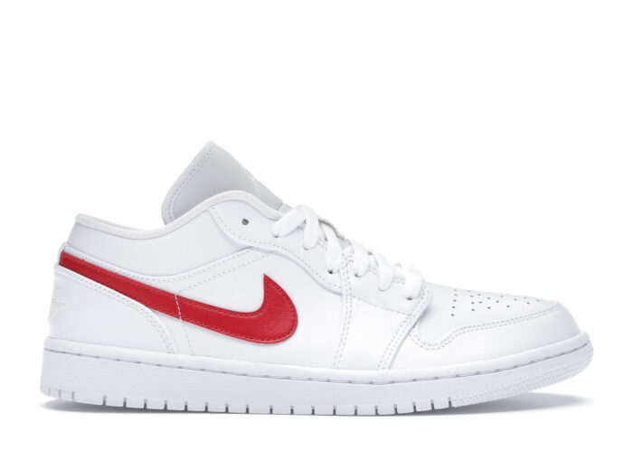 Air Jordan 1 Low White University Red (W)