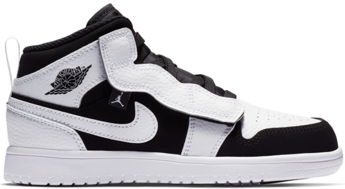 Air Jordan 1 Mid Alt White Black (PS)