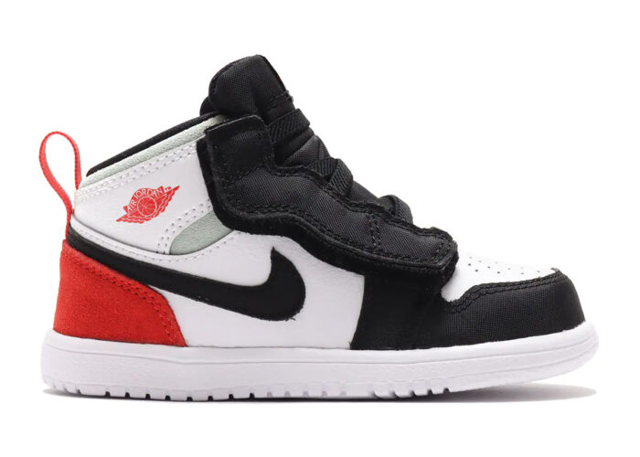 Air Jordan 1 Mid Alt White Black Red Spruce (TD)