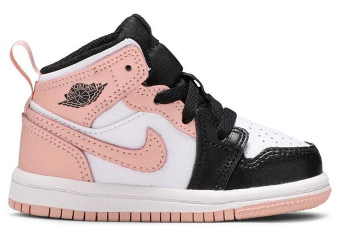 Air Jordan 1 Mid Arctic Orange Black Toe (TD)
