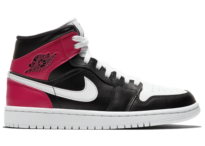 Air Jordan 1 Mid Black Noble Red (W)