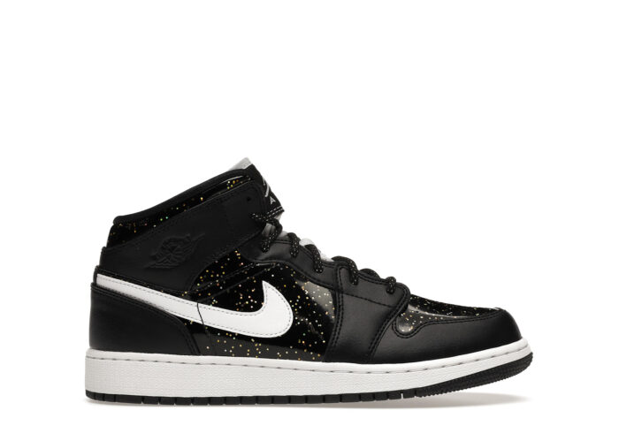Air Jordan 1 Mid Black Speckle (GS)