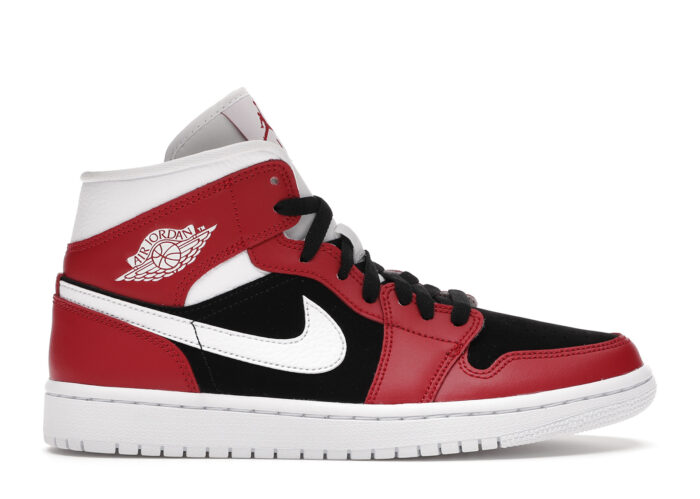 Air Jordan 1 Mid Gym Red Black (W)