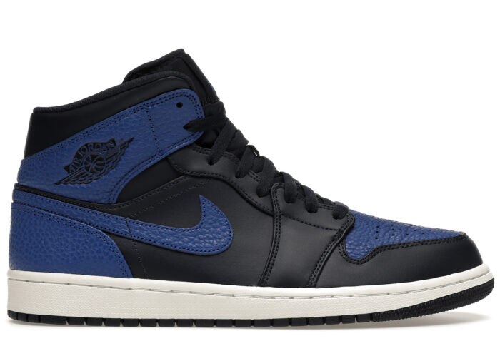Air Jordan 1 Mid Obsidian Game Royal