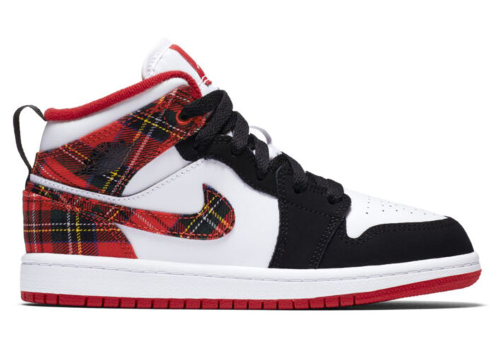 Air Jordan 1 Mid Plaid (PS)