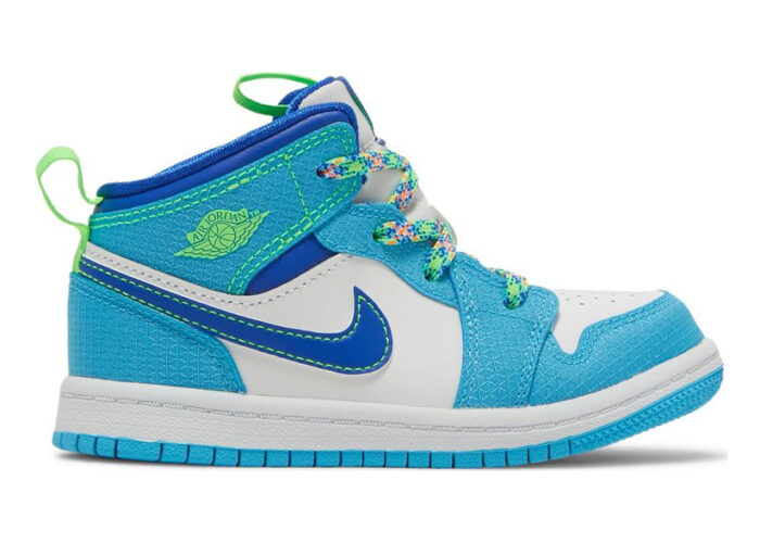 Air Jordan 1 Mid SE Powder Blue Racer Blue (TD)