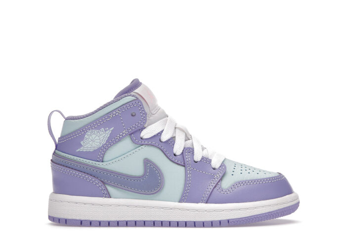 Air Jordan 1 Mid Purple Aqua (PS)