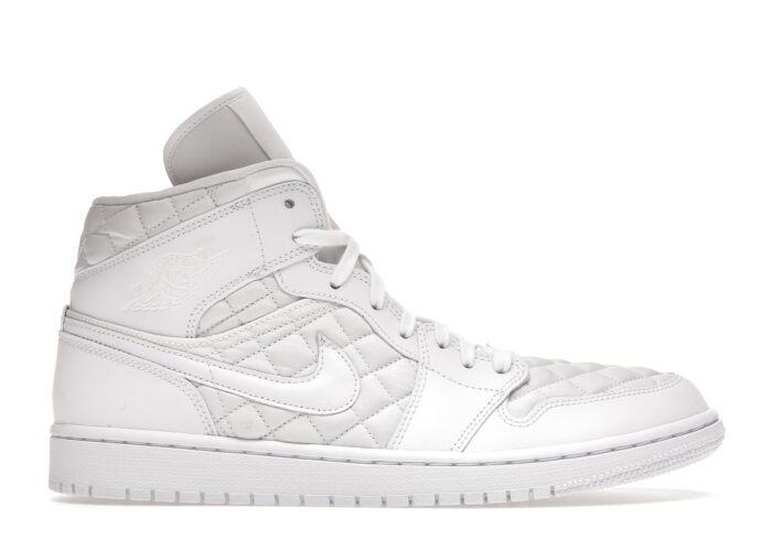 Air Jordan 1 Mid Quilted White (W)
