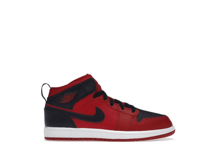 Air Jordan 1 Mid Reverse Bred (PS)