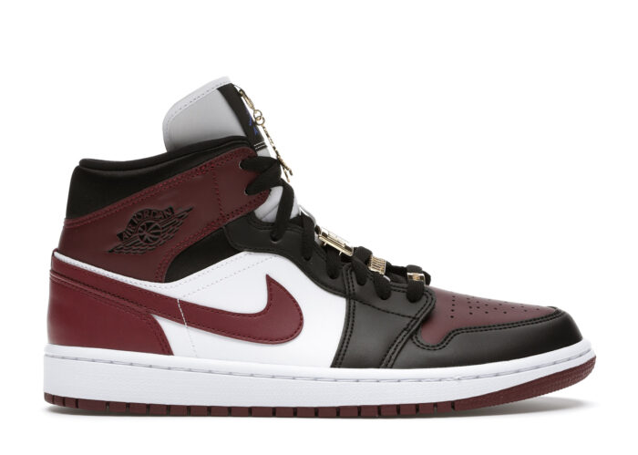 Air Jordan 1 Mid SE Black Dark Beetroot (W)