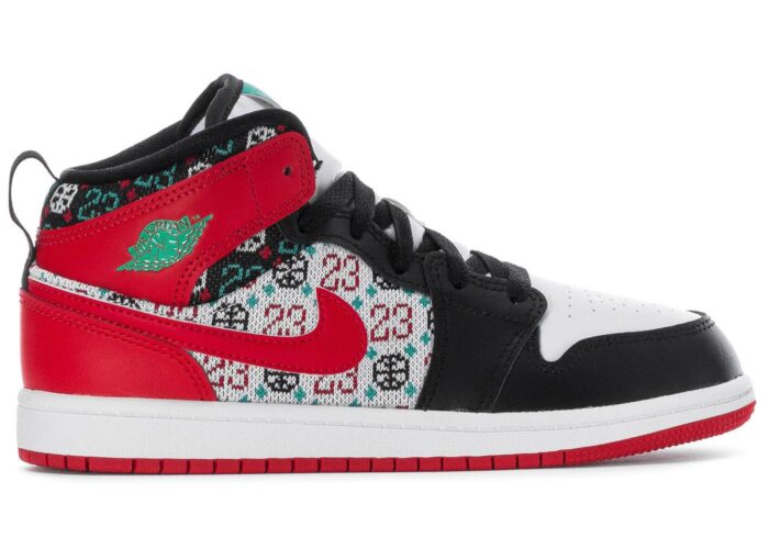 Air Jordan 1 Mid SE Ugly Christmas Sweater (PS)