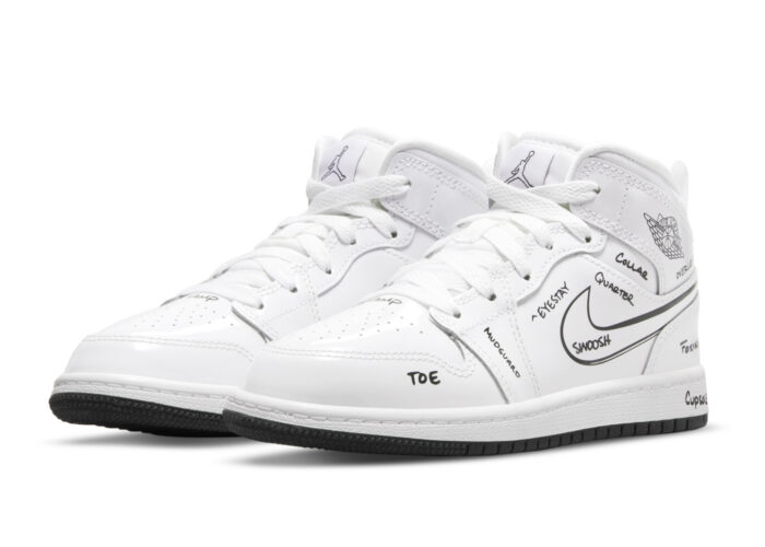 Air Jordan 1 Mid Schematic (PS)