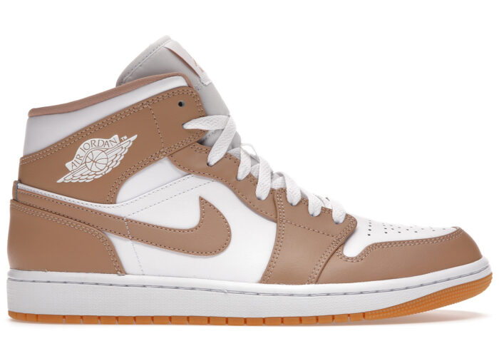 Air Jordan 1 Mid Tan Gum